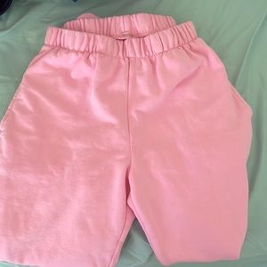 light pink brandy melville sweatpants